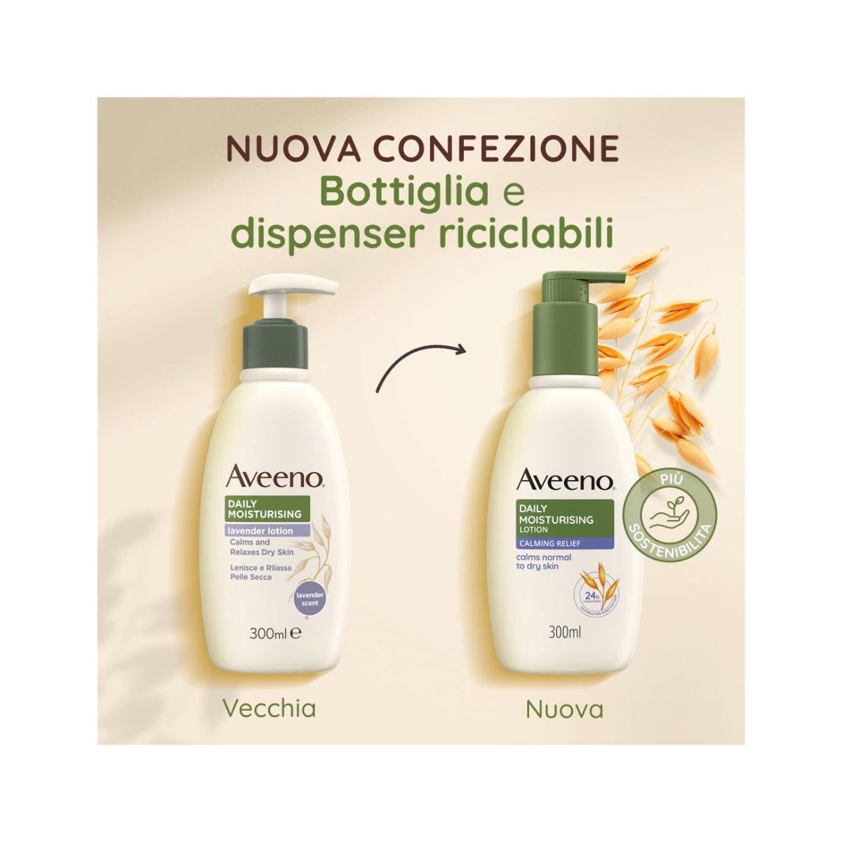 Aveeno Daily Moisturising Crema Idratante Corpo Lavanda 300ml-16
