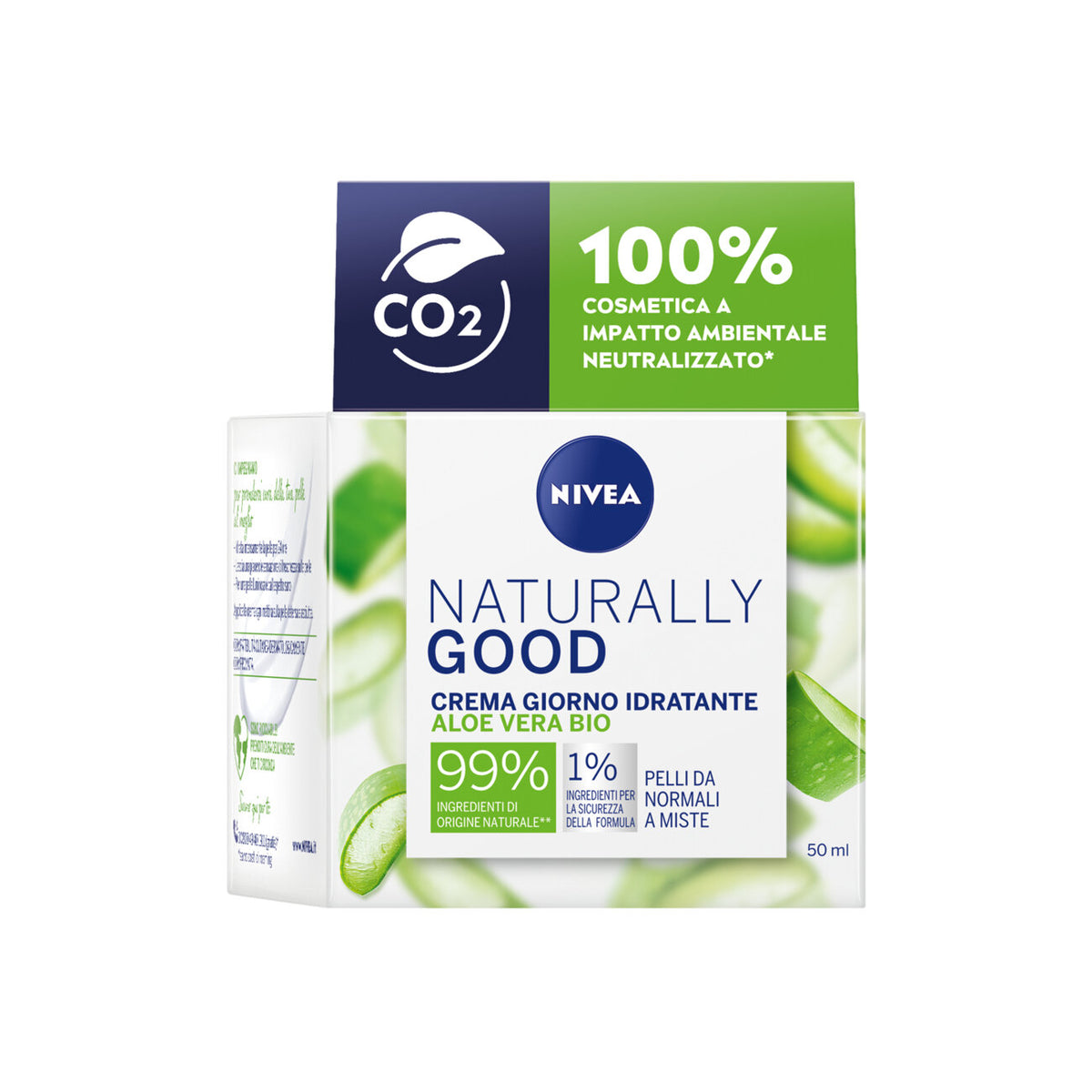 Nivea Naturally Good Crema Giorno Idratante 50 ml Crema Viso Rinfrescante Per Pelli Normali E Miste-2