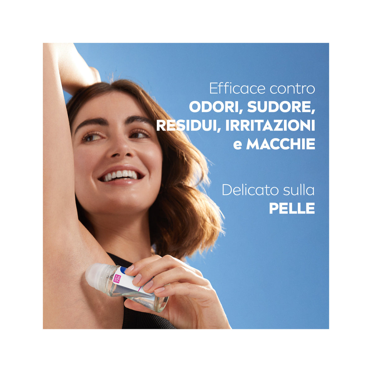 Nivea Black & White Invisible Ultimate Impact Roll-on Deodorante Antitraspirante 50ml-3