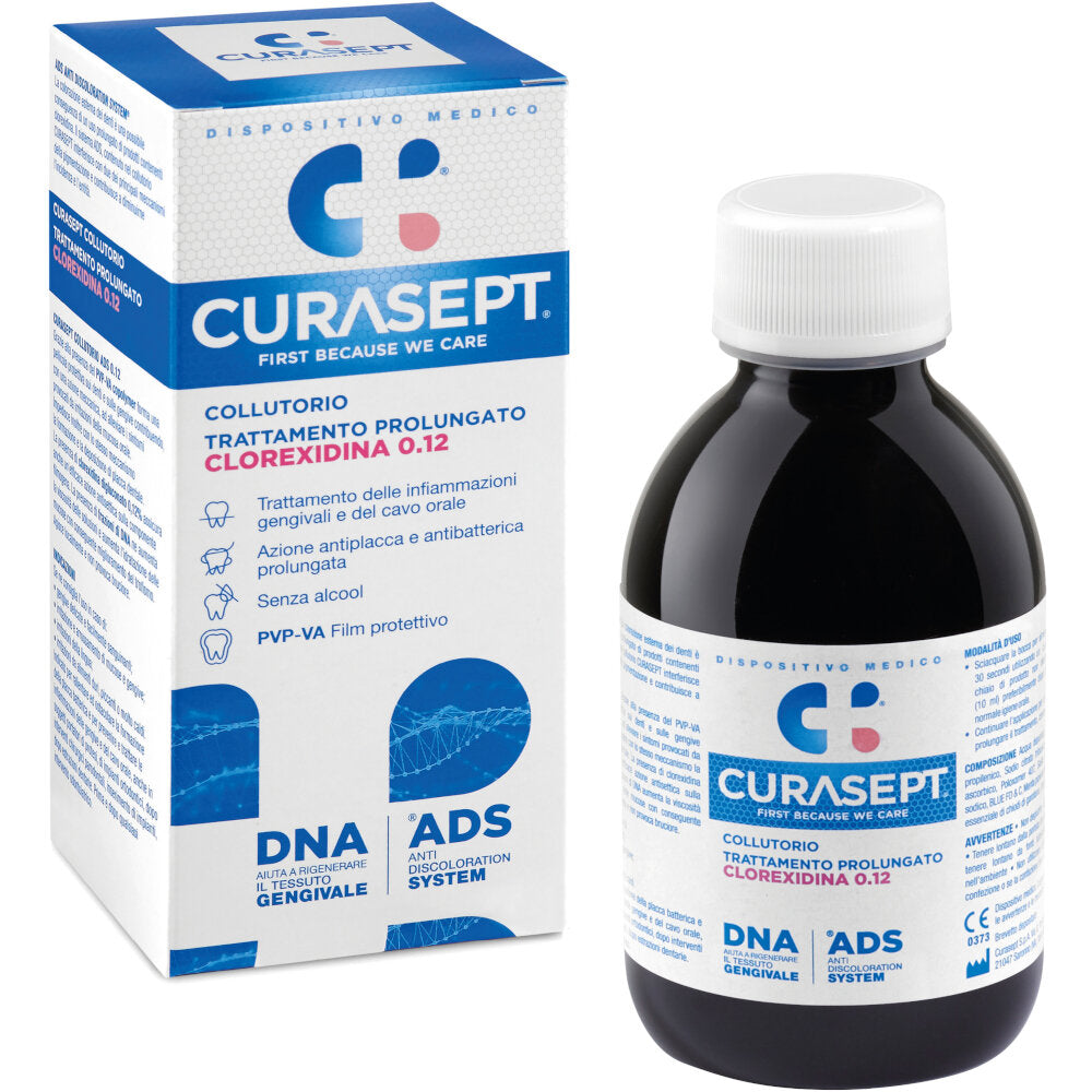 Curasept Collutorio Trattamento Prolungato Clorexidina 0.12% 200ml-2