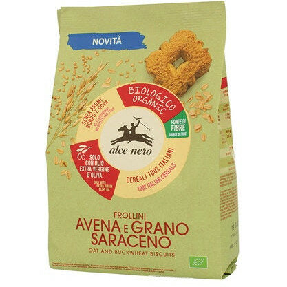 Alce Nero Frollini Avena e Grano Saraceno biologici 250g-2