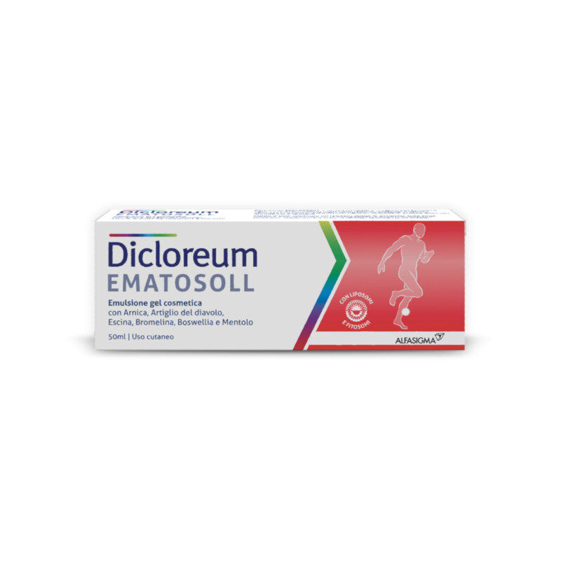 Dicloreum Ematosoll emulsione gel ad azione lenitiva 50ml-13