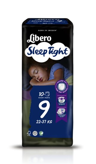 Libero SleepTight Pannolini Da Notte Per Bambini Taglia 9 10 Pezzi-2