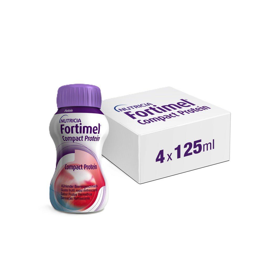 Danone Nutricia Fortimel Compact Protein frutti rossi rinfrescanti 4x125ml-3