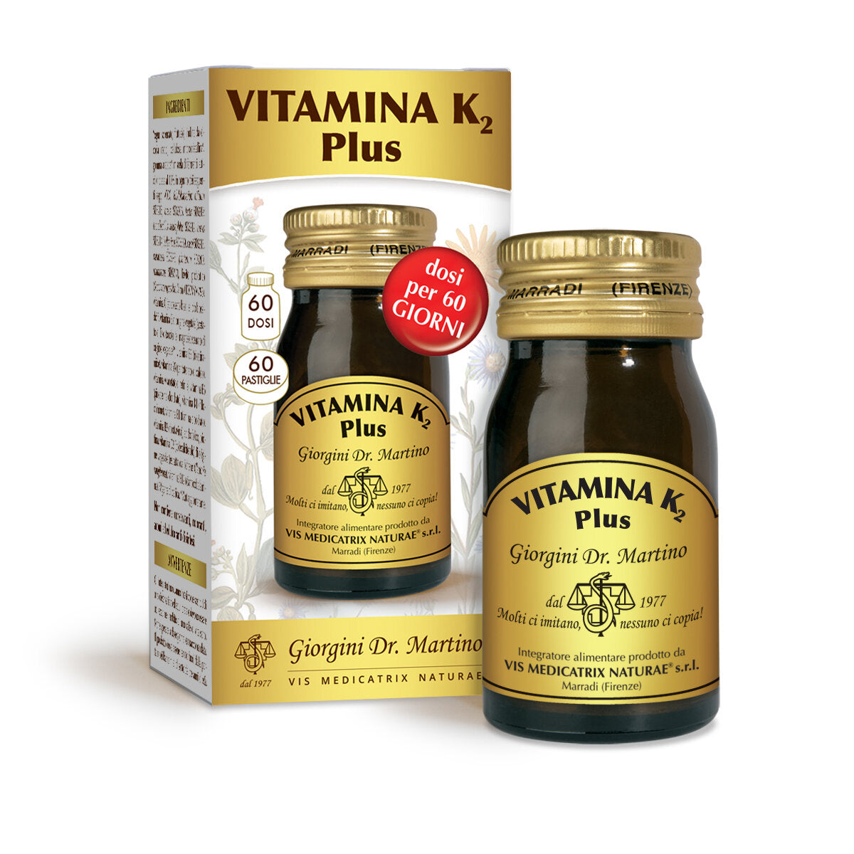 Dr.Giorgini Vitamina K2 Plus 60 Pastiglie-1