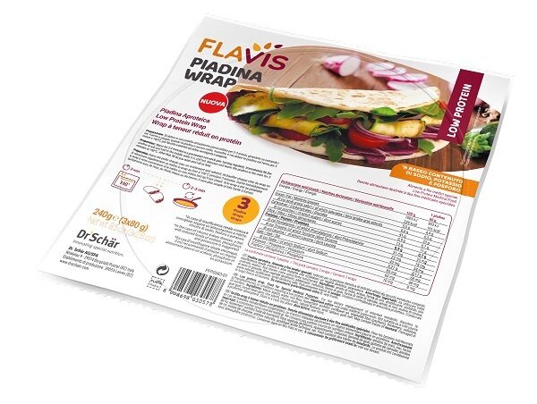 Flavis Piadina Aproteica 3x80g-1