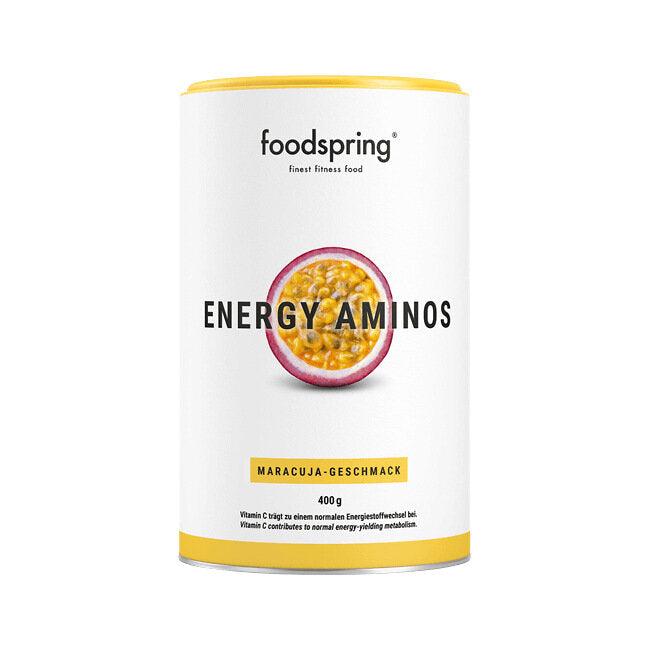 Foodspring Energy Aminos Pre-Workout Gusto Maracuja 400g-1