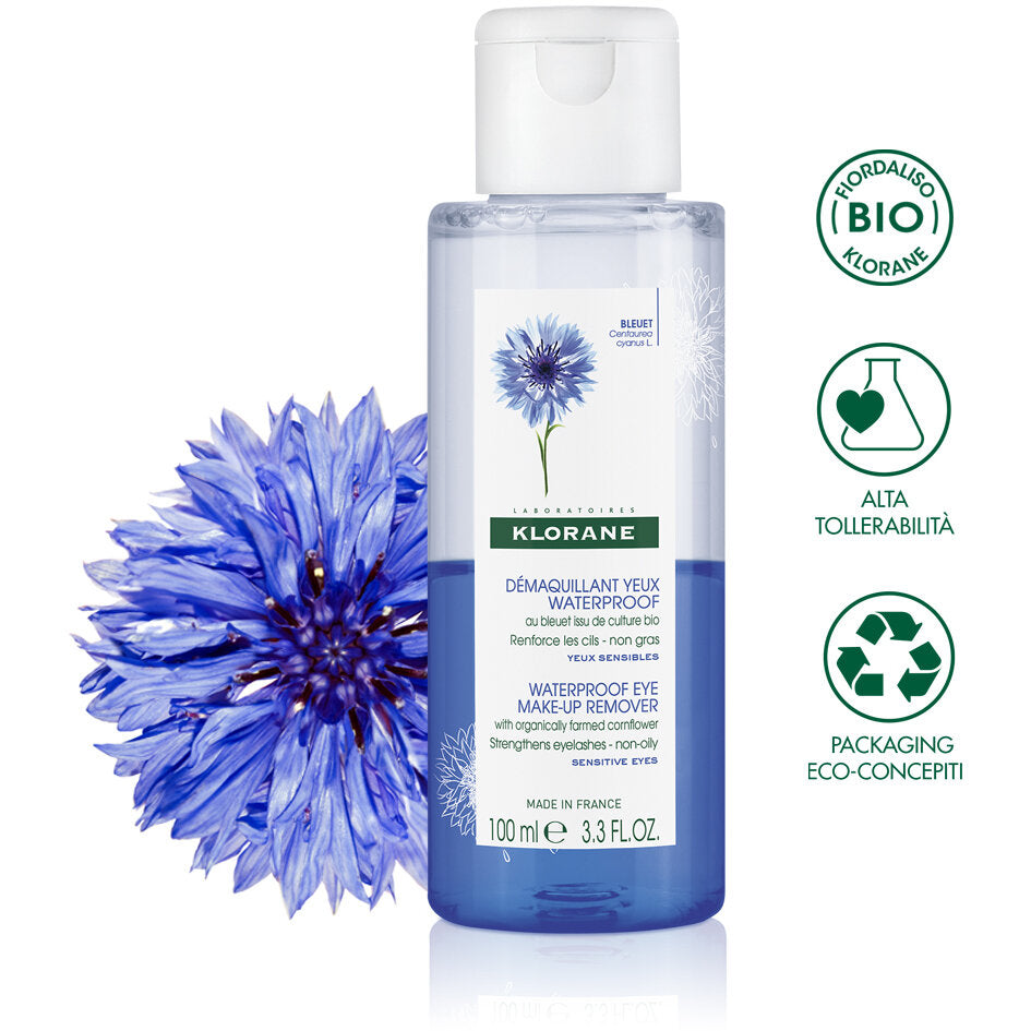 Klorane Struccante Occhi Waterproof al Fiordaliso BIO 100ml-7