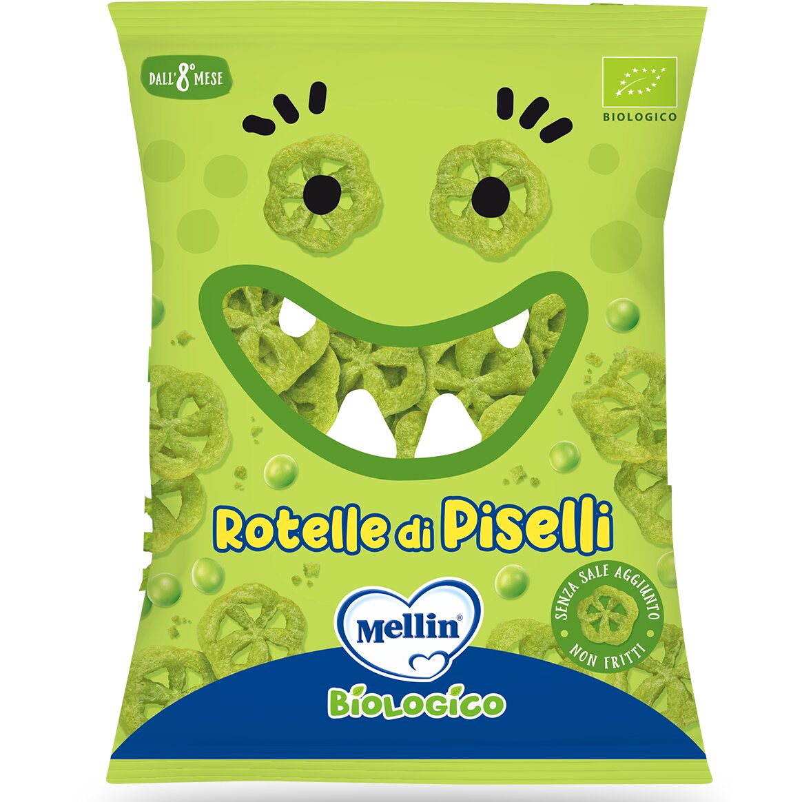 Mellin Snack Bio Rotelle Di Piselli 20g-2