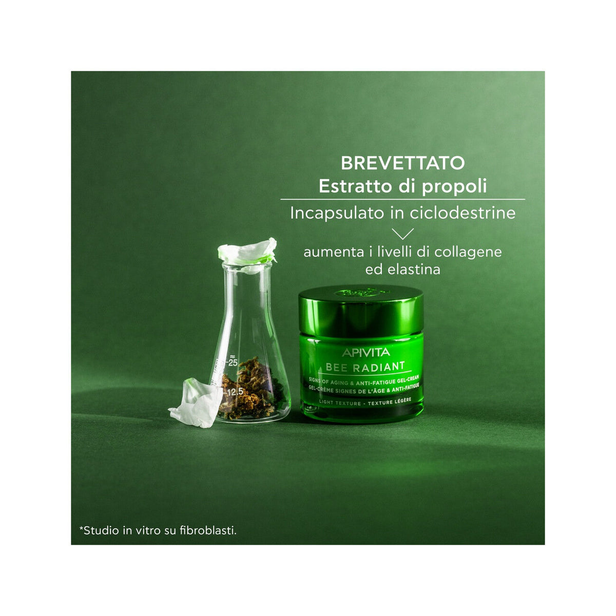 Apivita Bee Radiant Crema Gel Anti-Fatica Peony Light 50ml-6