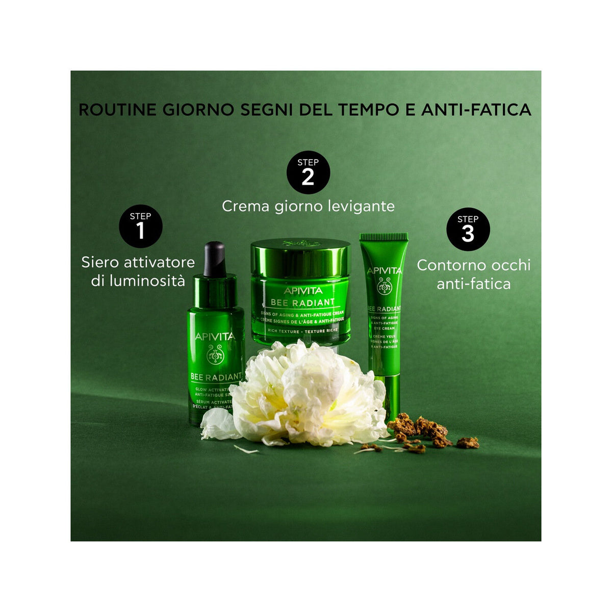 Apivita Bee Radiant Siero Attivatore Luminosità Anti-Fatica 30ml-5