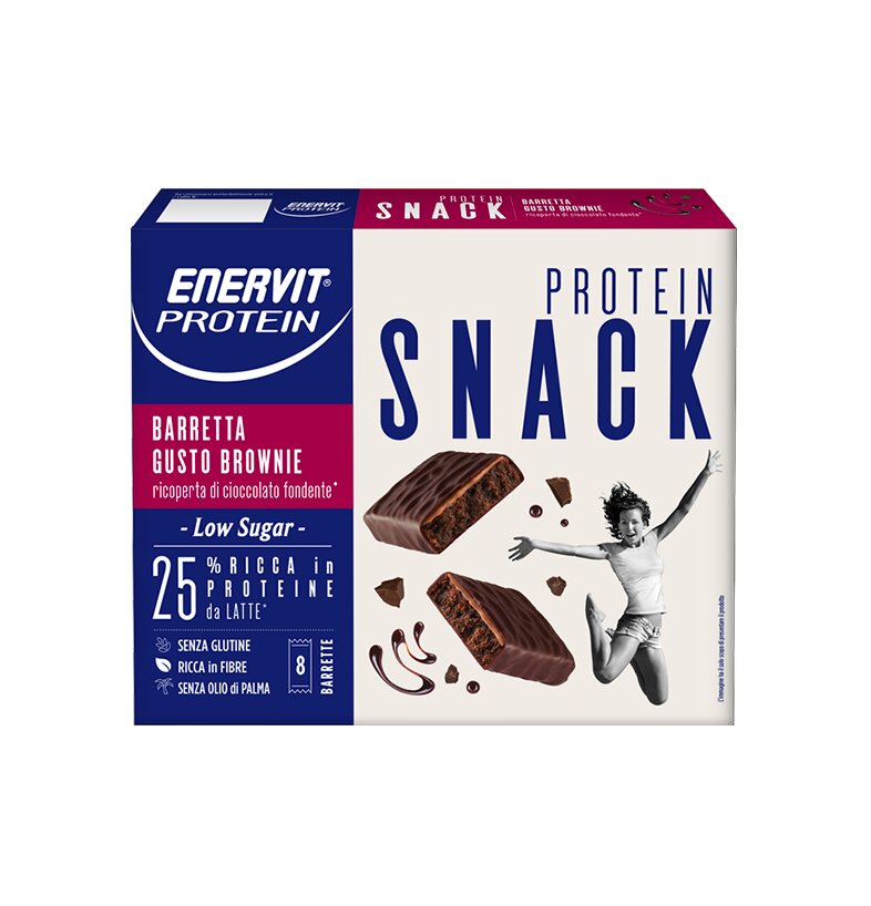 Enervit Protein Snack Brownie 8 Barrette-2
