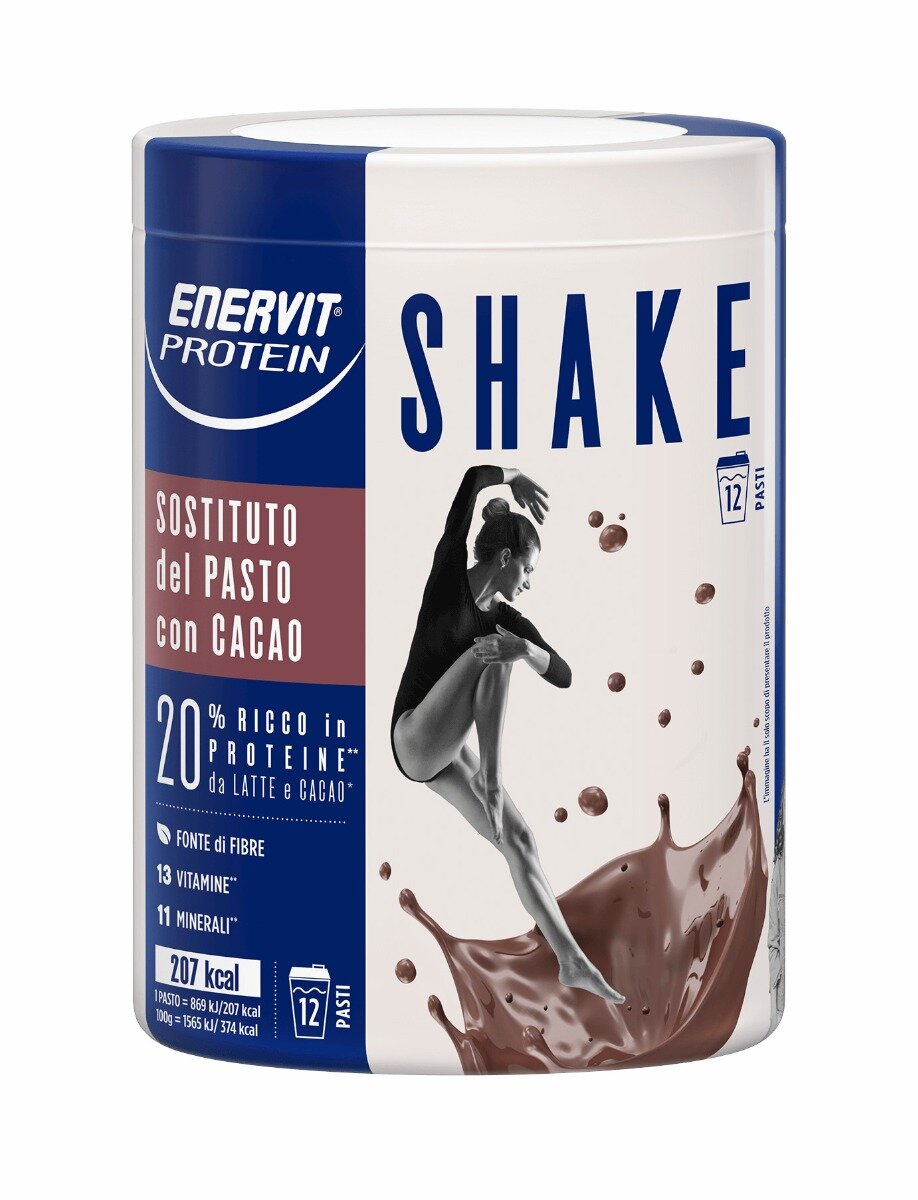 Enervit Protein Shake sostituto del pasto gusto cacaco 420g-1