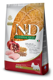 Farmina N&D Ancestral Grain Pollo E Melograno Cani Senior Taglia Mini Sacco 2,5kg-2