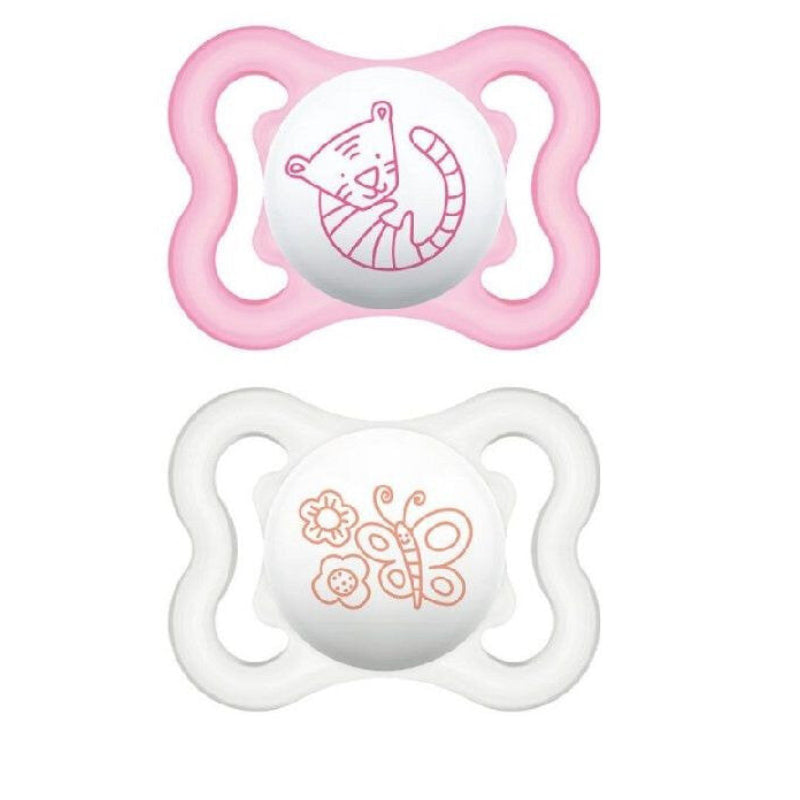Mam Air Succhietti In Silicone Bimba 2-6 Mesi 2 Pezzi-1