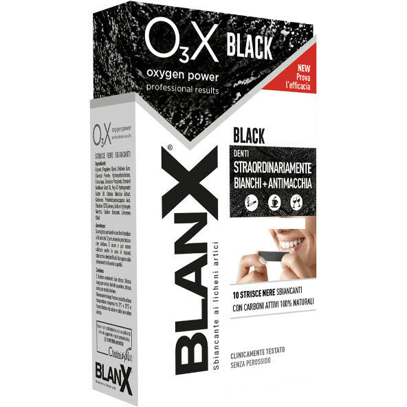 Blanx Kit Strisce Nere Sbiancanti Denti 14 pezzi+ 7 collutori-3