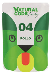 Natural Code 04 Pollo Cani Adulti Busta 100g-1