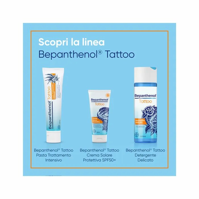 Bepanthenol Tattoo Pasta trattamento intensivo tatuaggio 100g-7