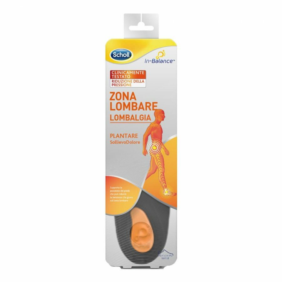 Dr Scholl Zona Lombare Lombalgia Plantare Sollievo Dolore taglia S-8