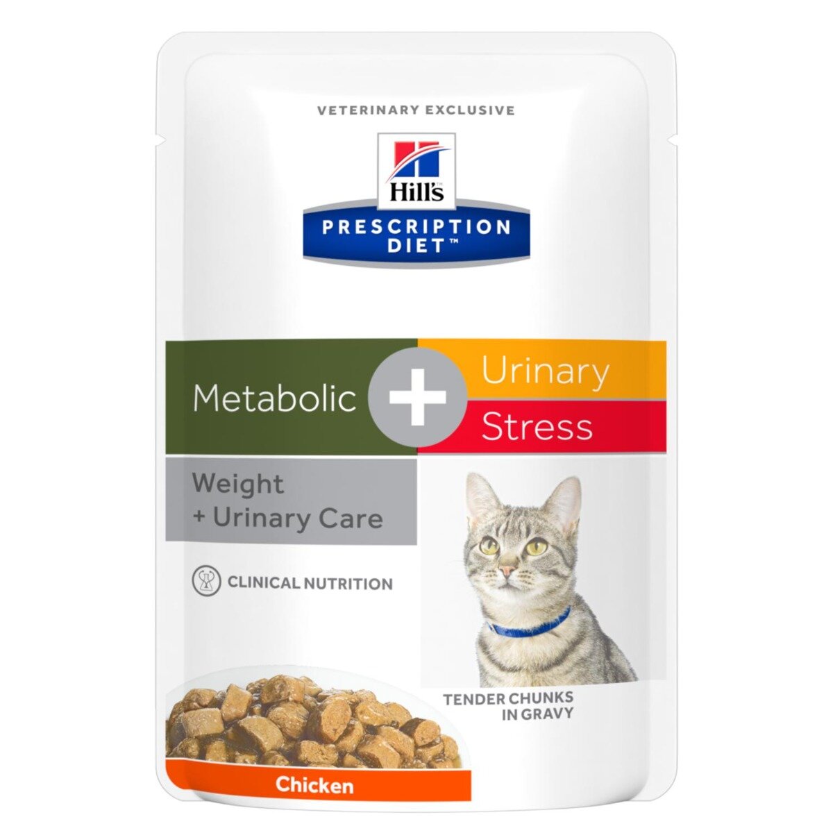 Hill's Prescription Diet c/d Multicare Stress + Metabolic Bocconcini Pollo Gatti Bustina 85g-2