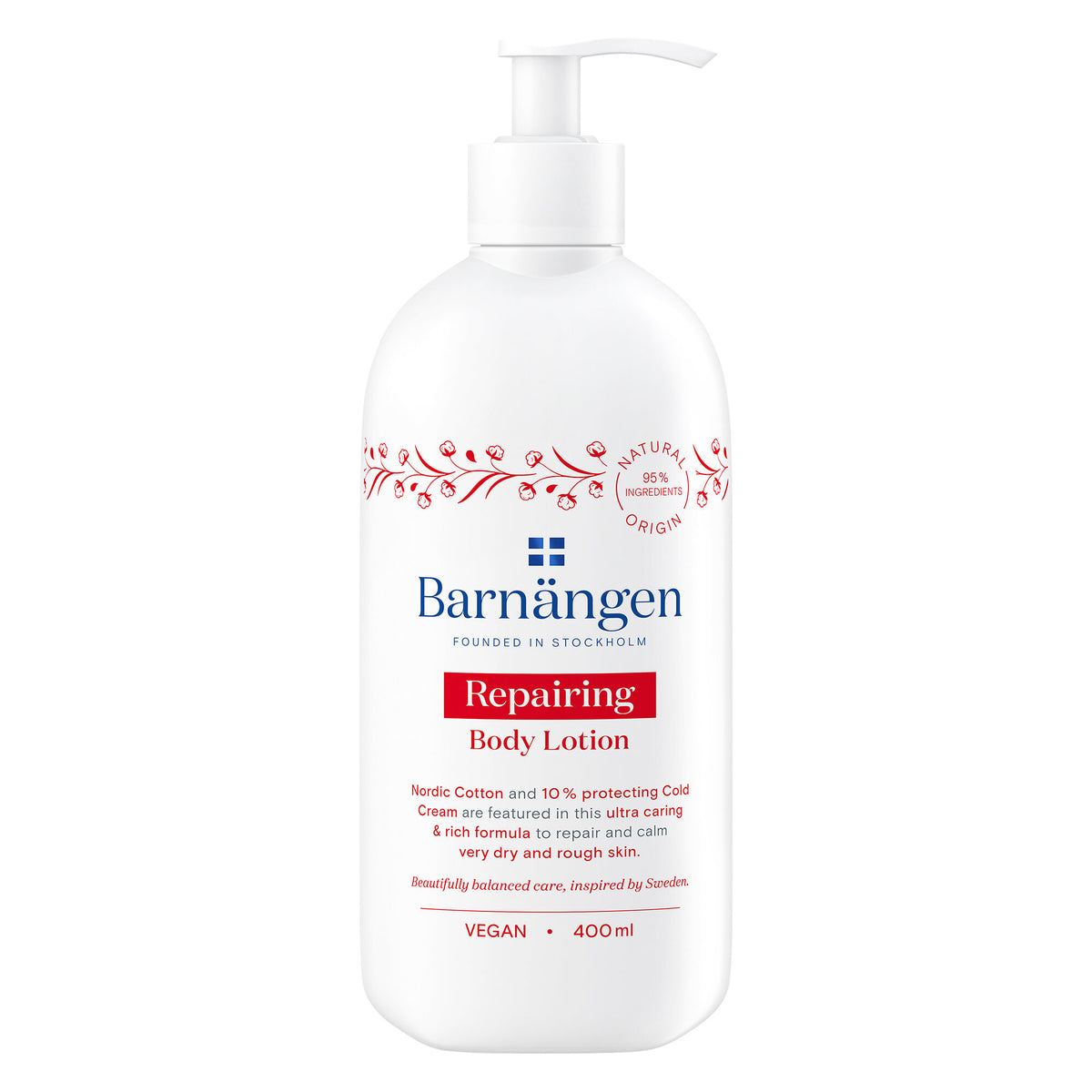 Barnangen Body Lotion Repairing Con Cotone Nordico 400ml-2