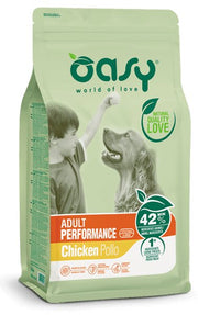 Oasy Cane Adult Performance Crocchette Con Pollo Per Cani Sacco 12 Kg-1