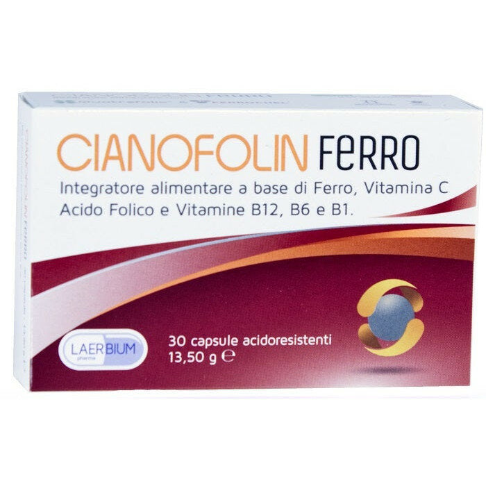 Cianofolin Ferro integratore alimentare 30 capsule-2