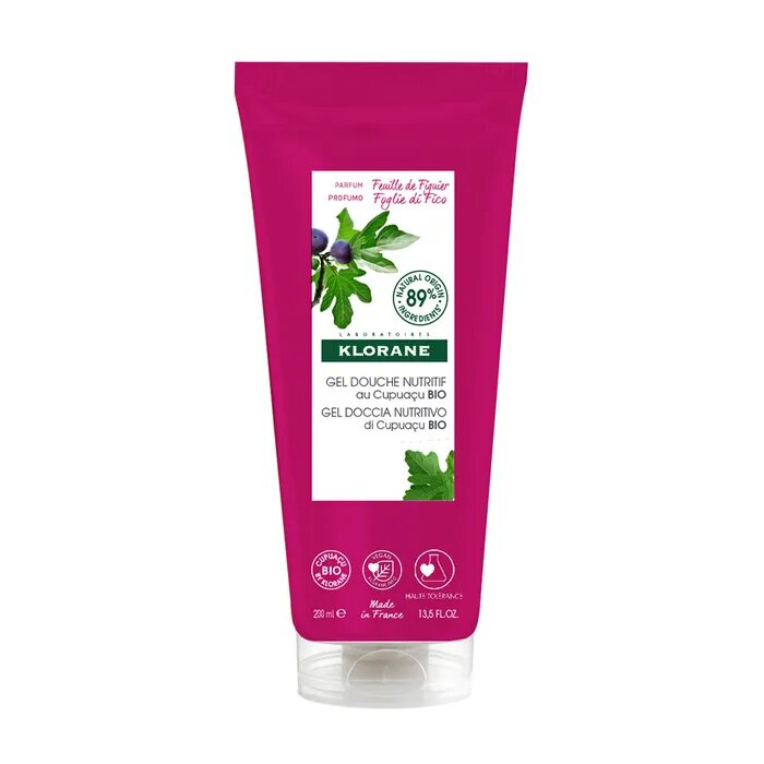 Klorane Gel doccia nutritivo al burro di Cupuacu BIO Profumazione FOGLIE DI FICO 200ml-6