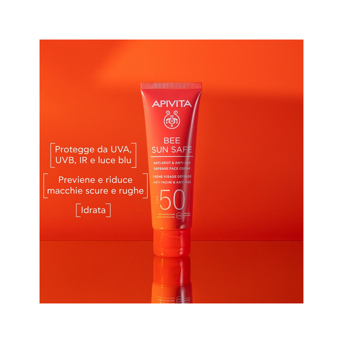 Apivita Bee Sun Safe crema viso SPF50 anti-macchia & anti-age 50ml-2