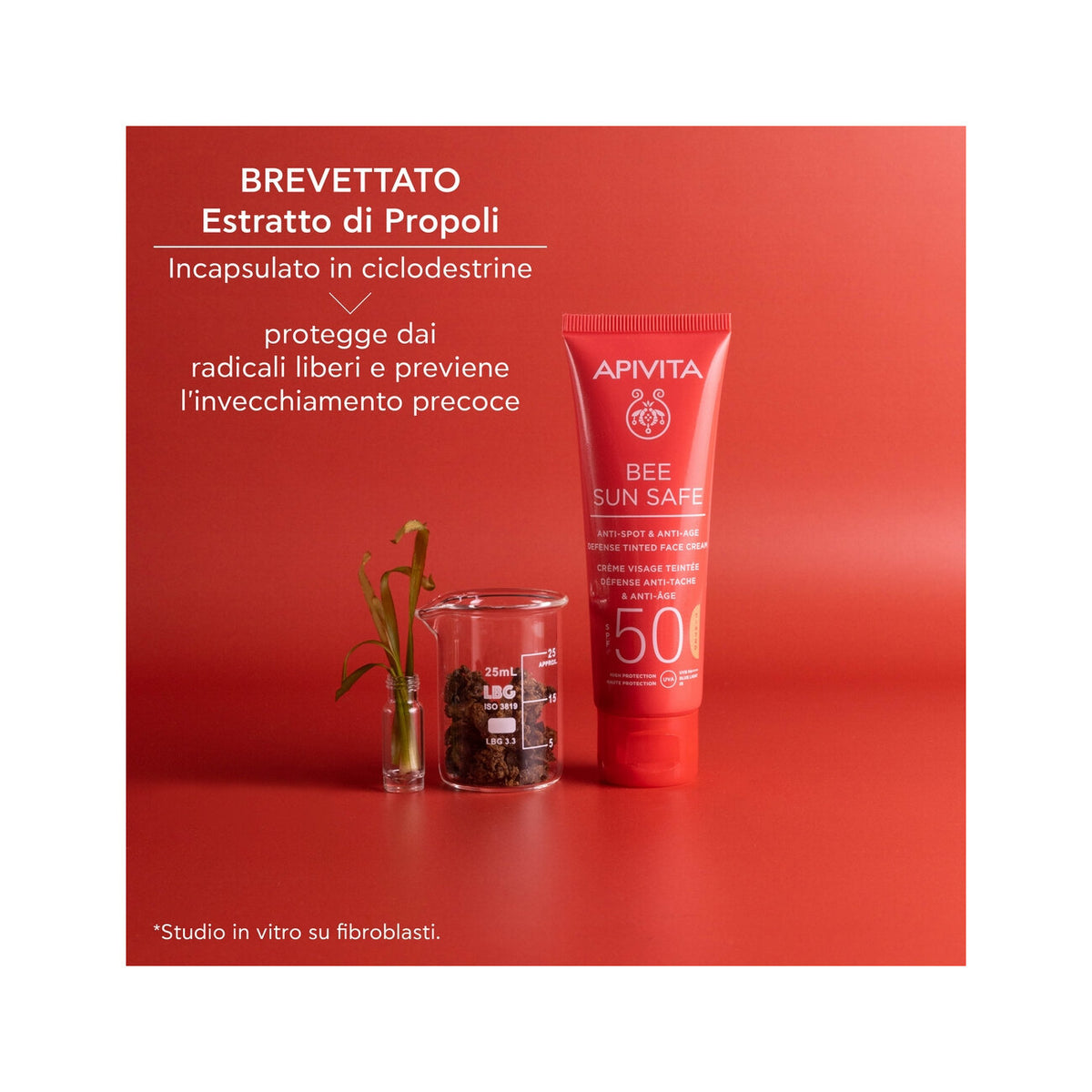 Apivita Bee Sun Safe crema viso colorata SPF50 anti-macchia & anti-age 50ml-6