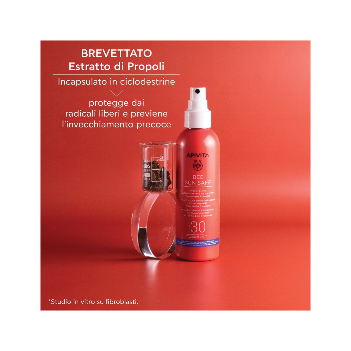 Apivita Bee Sun Safe Spray Hydra Melting Viso e Corpo Ultra-Leggero SPF30 200ml-5