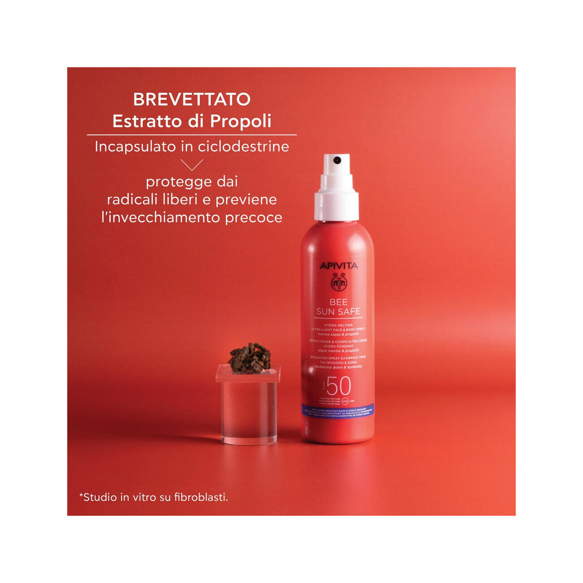 Apivita Bee Sun Safe Spray Hydra Melting Viso e Corpo SPF50 200ml-5