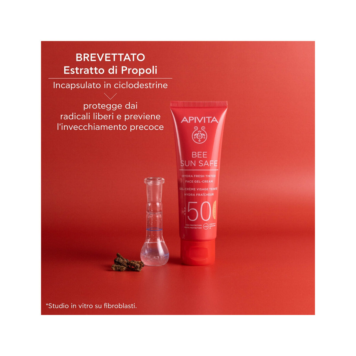 Apivita Bee Sun Safe Hydra Fresh Crema Gel Viso Colorata SPF50 50ml-6