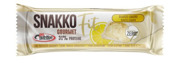 Pro Nutrition Snakko Fit Barretta Proteica Gusto Cioccolato Bianco Limone 30g-1