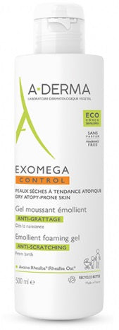 A-Derma Exomega Control gel detergente emolliente pelle secca a tendenza atopica 500ml