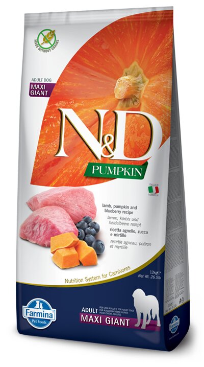 Farmina N&D Pumpkin Agnello E Zucca Cani Adulti Taglia Molto Grande Sacco 12kg-2