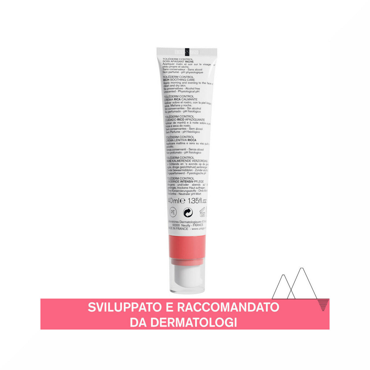 Uriage Toléderm Control Crema Lenitiva Ricca 40ml-2