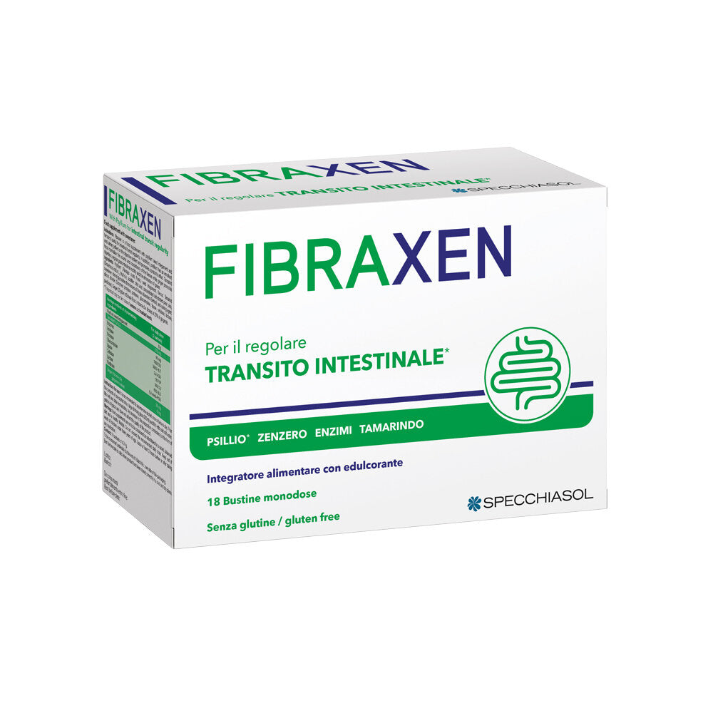 Specchiasol Fibraxen per il regolare transito intestinale 18 bustine-2