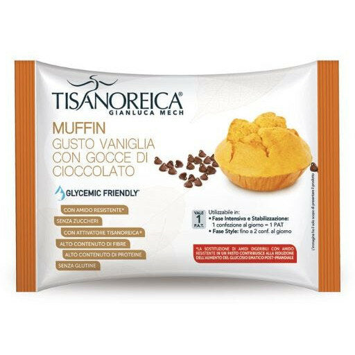 Tisanoreica Style Muffin Vaniglia Gocce Cioccolato 40g-2