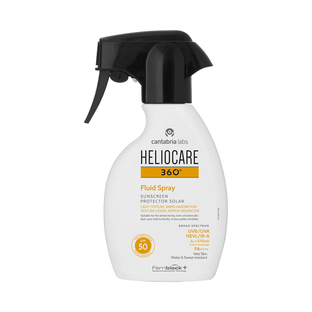 Heliocare 360° Fluid Spray Protezione Solare Corpo SPF50 texture leggera 250ml-2