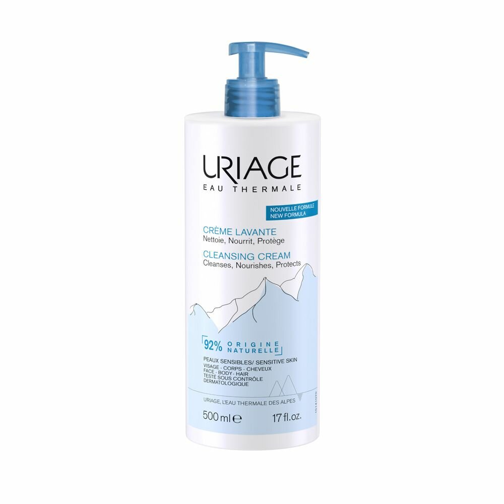 Uriage Creme Lavante pelle viso corpo e capelli 500ml-2
