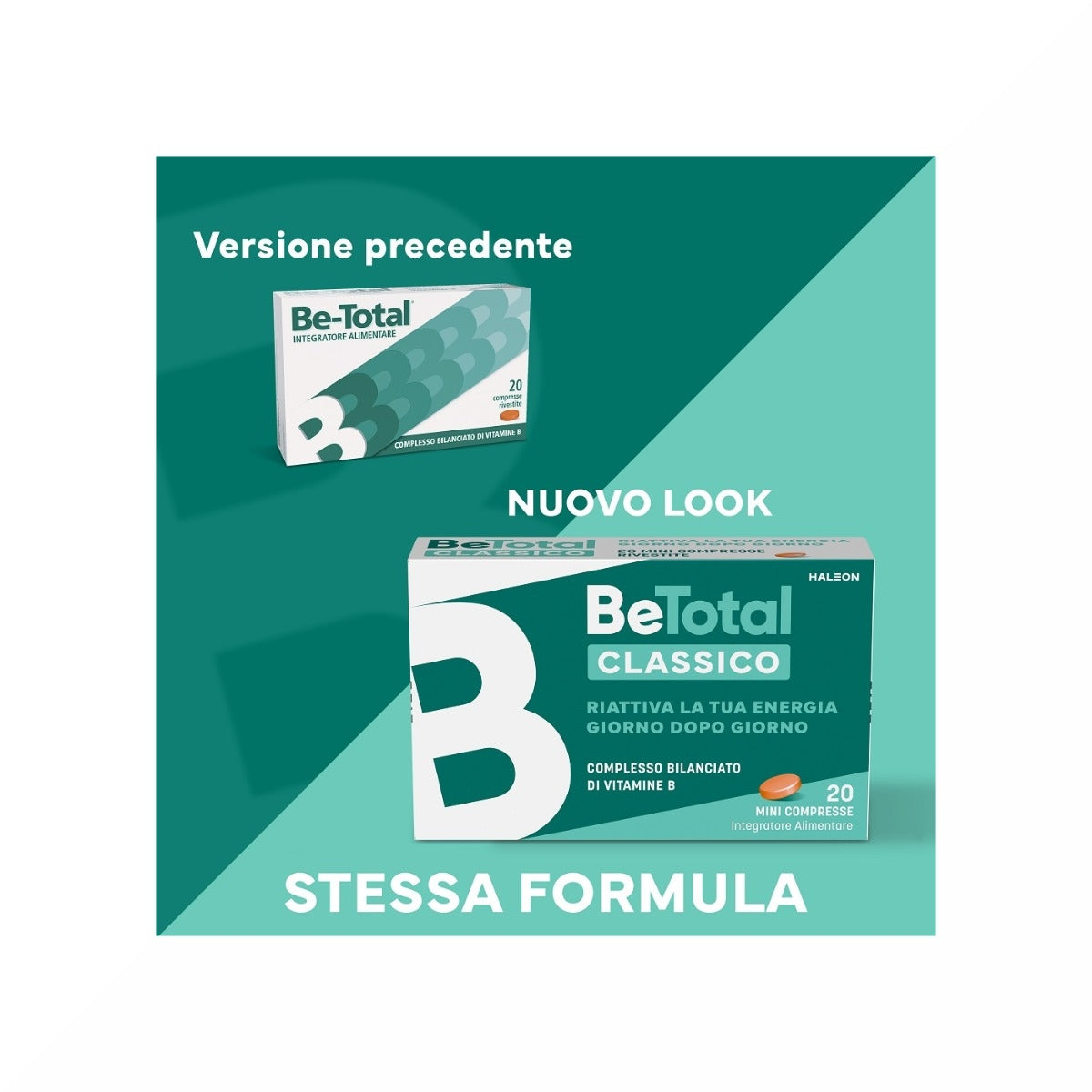 Be-Total Integratore Alimentare Vitamina B/B3/B12 Acido Folico Energia Per Adulti 60 Compresse-15