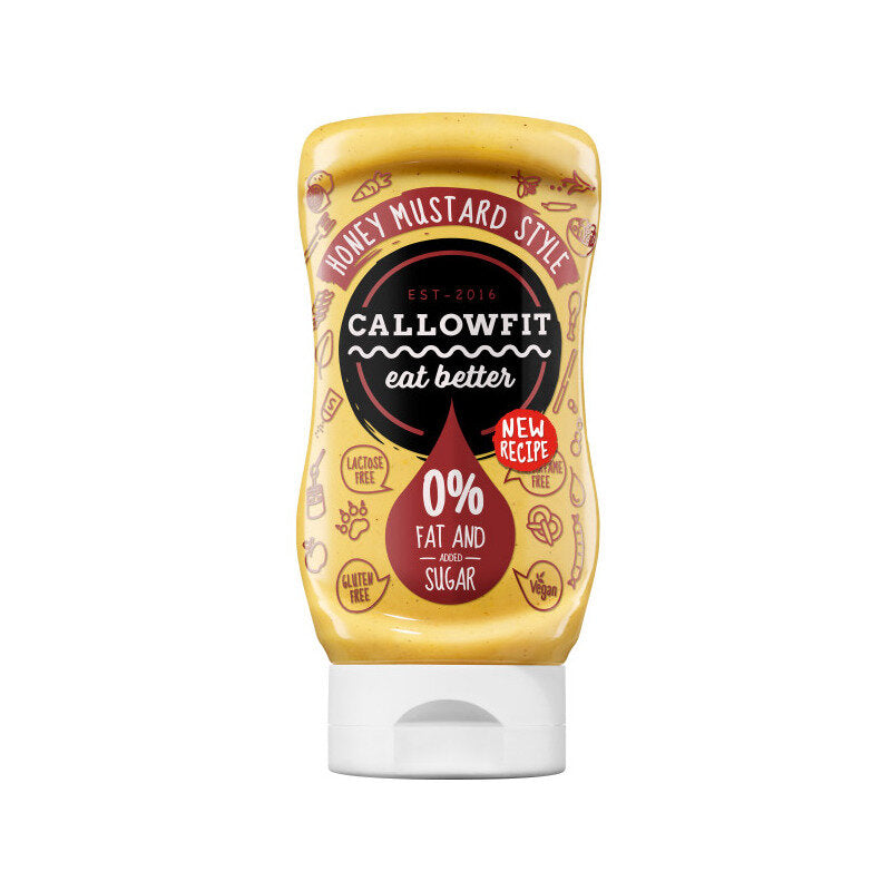 Callowfit Salsa Zero Zuccheri Honey Mustard 300ml-1