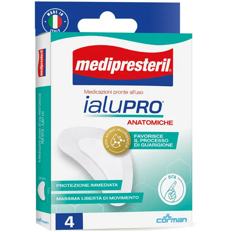 Medipresteril Ialupro medicazione per dita 3.7x7cm 4 pezzi-2