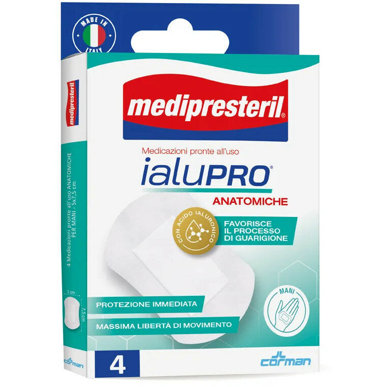 Medipresteril Ialupro medicazione per mani 5x7.5cm 4 pezzi-2