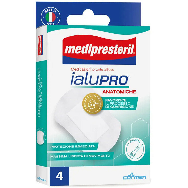 Medipresteril Ialupro medicazione per braccia 7.5x10cm 4 pezzi-2
