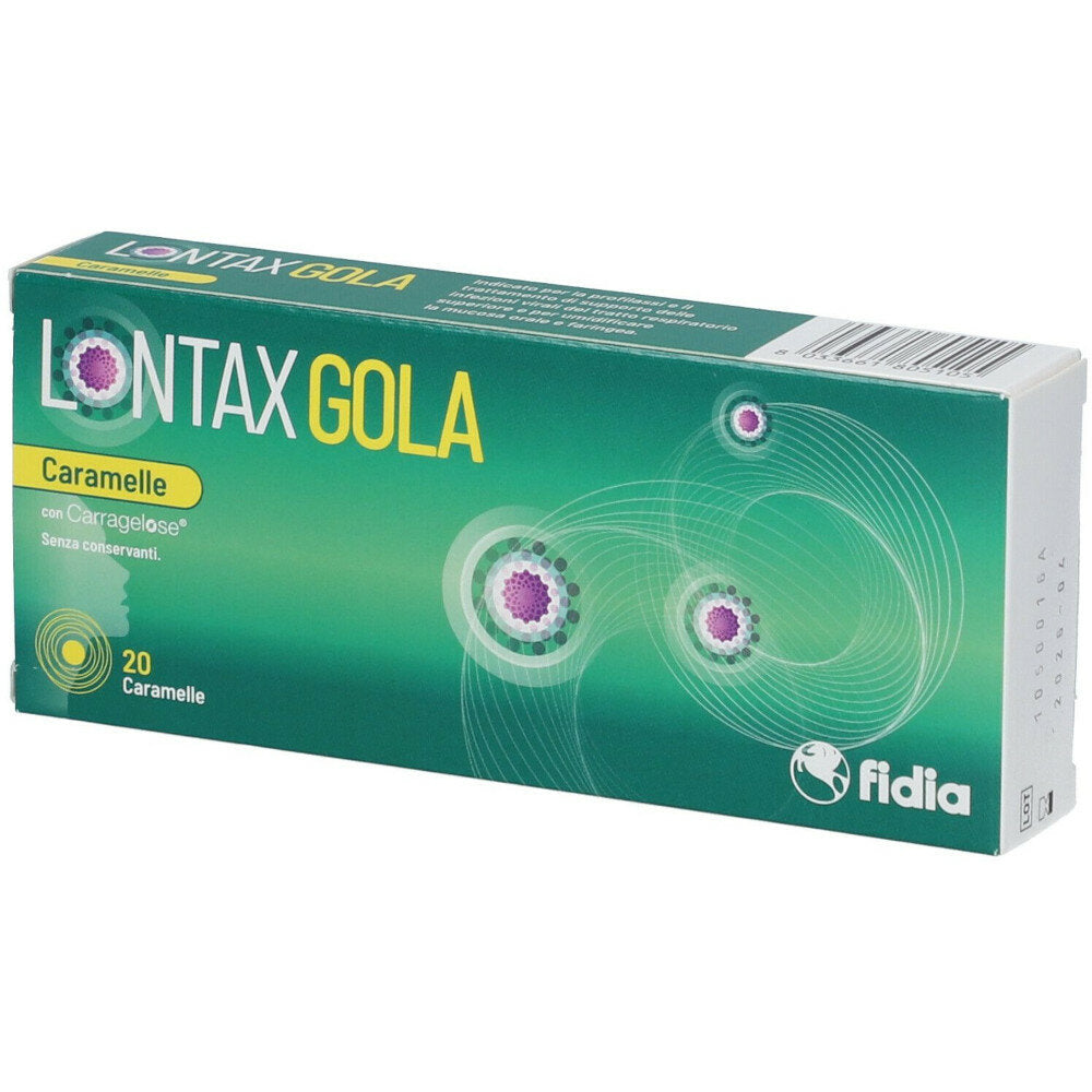 Lontax Gola Caramelle per le infezioni del tratto respiratorio 20 pezzi-2