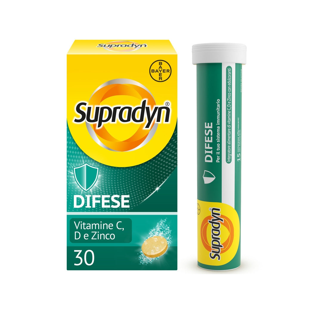 Supradyn Difese Adulto Sistema Immunitario con Vitamina CD e Zinco 30 compresse effervescenti-1