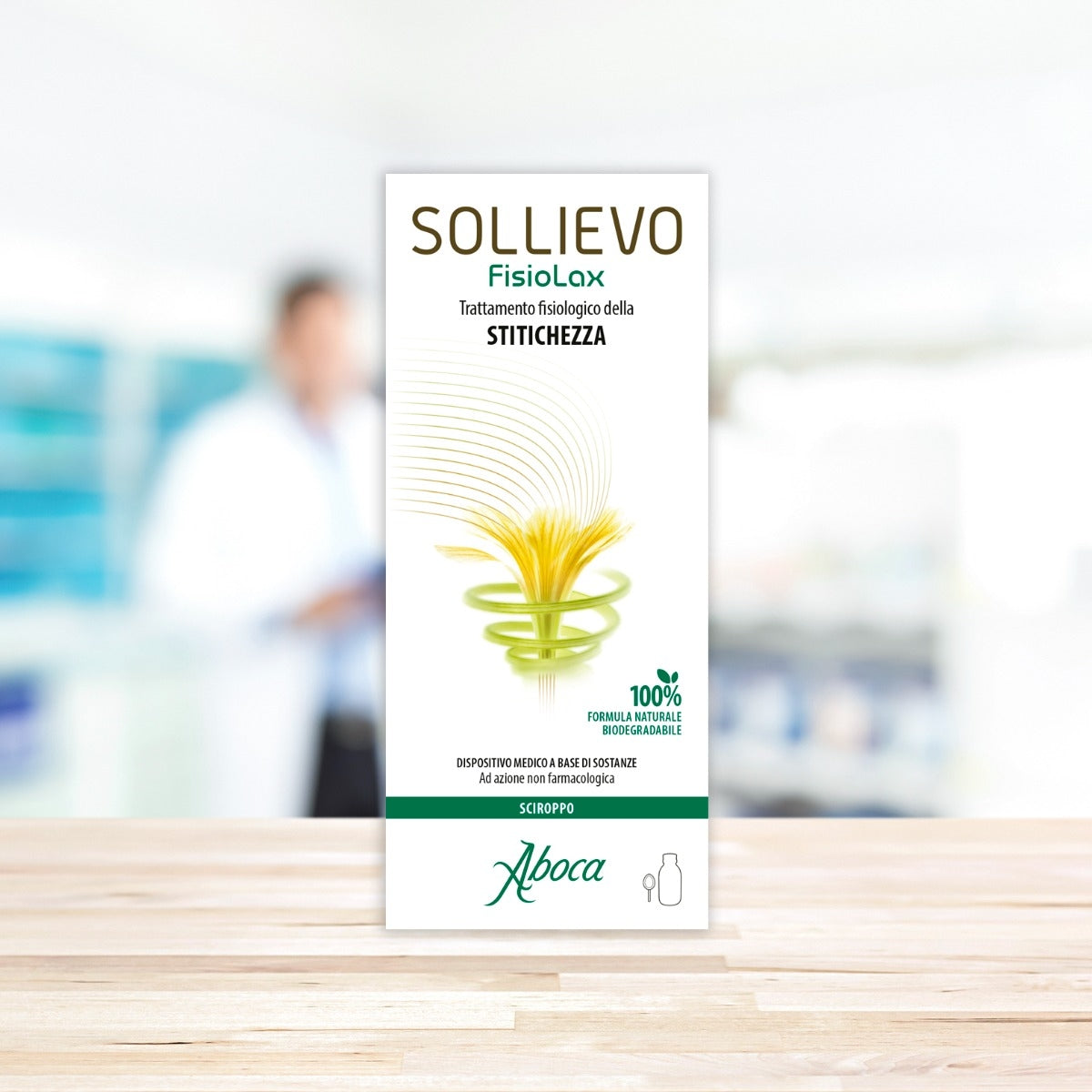 Aboca Sollievo Fisiolax Sciroppo Regolarità Intestinale 180g-3