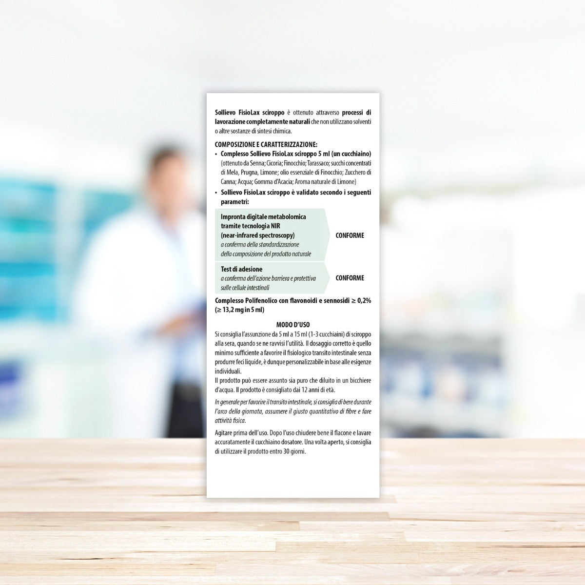 Aboca Sollievo Fisiolax Sciroppo Regolarità Intestinale 180g-4